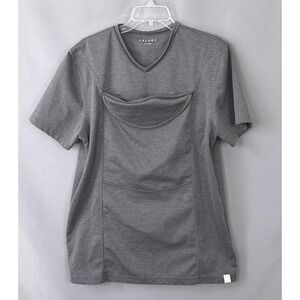Lalabu Shirt Mens XL Kangaroo Sooth Pouch Carrier Babywearing Dad Tee Knit